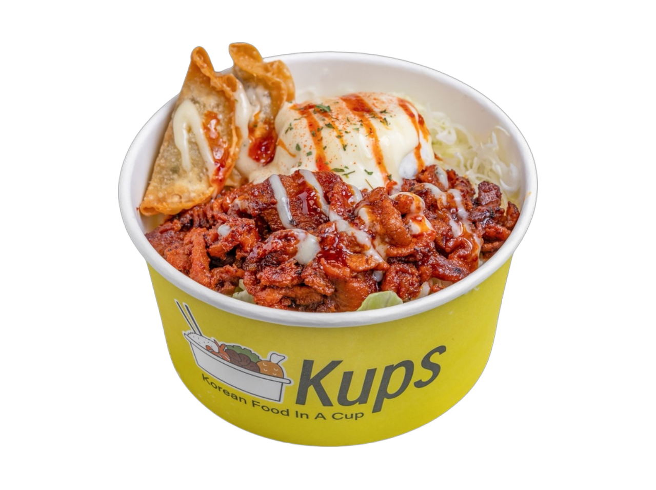 Spicy Pork BBQ Rice Kup